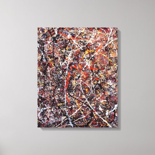 J. P. - UNTITLED - 1948 - Abstrakter Expressionism Leinwanddruck (Vorderseite)
