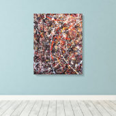 J. P. - UNTITLED - 1948 - Abstrakter Expressionism Leinwanddruck (Insitu (Holzboden))