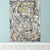 J. P. - WATERY PATHS - 1947 - Action Painting - Leinwanddruck (Insitu (Holzboden))