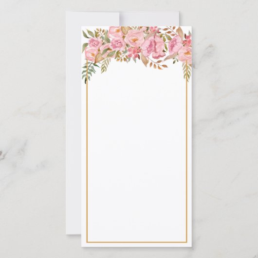 J&P Wedding Invite - Version 2 Dankeskarte (Vorderseite)