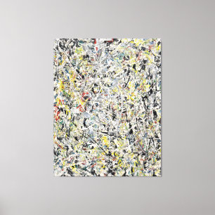 J. P. - WHITE LIGHT - 1954 - Action painting - Leinwanddruck