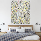 J. P. - WHITE LIGHT - 1954 - Action painting - Leinwanddruck (Insitu (Schlafzimmer))