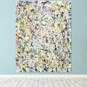 J. P. - WHITE LIGHT - 1954 - Action painting - Leinwanddruck (Insitu (Holzboden))