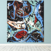 J. P. - Zusammensetzung mit Pouring II - 1943 - Leinwanddruck (Insitu (Holzboden))