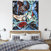 J. P. - Zusammensetzung mit Pouring II - 1943 - Leinwanddruck (Insitu (Schlafzimmer))