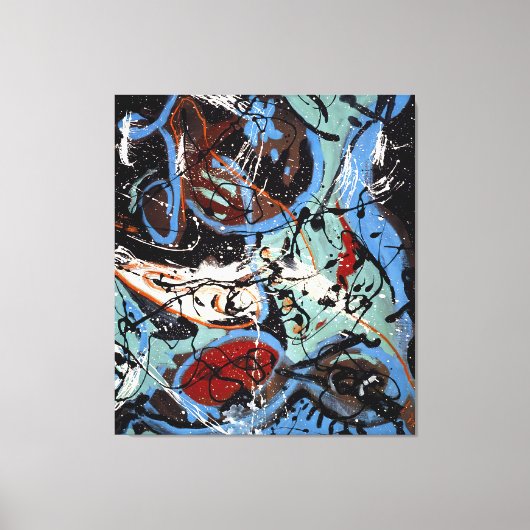 J. P. - Zusammensetzung mit Pouring II - 1943 - Leinwanddruck (Vorderseite)