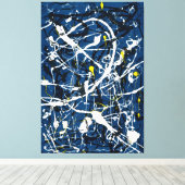 J. P. - Zusammensetzung Nr. 16 - 1948 - Abstrakt - Leinwanddruck (Insitu (Holzboden))