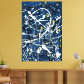 J. P. - Zusammensetzung Nr. 16 - 1948 - Abstrakt - Leinwanddruck (Insitu (Wohnzimmer))