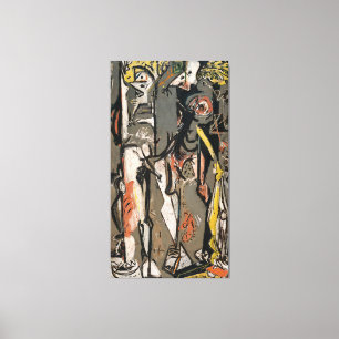 J. P. - ZWEI - 1943-1945 - Abstrakter Expressionis Leinwanddruck