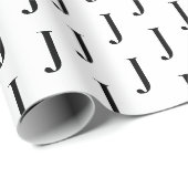 J Pattern Wrapping Paper Geschenkpapier (Rolleneckpunkt)