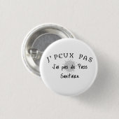 J' peux pas, j'ai pas de pass sanitaire. button (Vorne & Hinten)