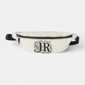 J.R Initialen mit Dekor Bauchtasche (Vorderseite)