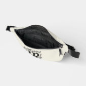 J.R Initialen mit Dekor Bauchtasche (Offen)
