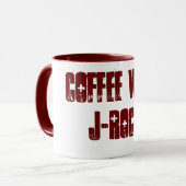 J-Rockwecker Tasse (Vorderseite Links)