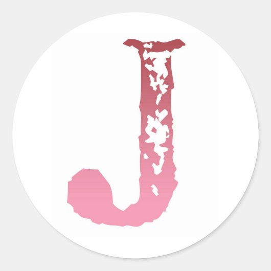 J RUNDER AUFKLEBER (Vorderseite)