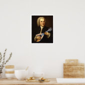 J.S. Bach auf Mandolin Poster (Küche)