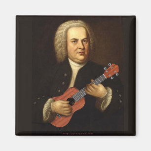 J.S. Bach auf Uke Magnet