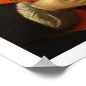 J.S. Bach mit Viola Poster (Ecke)