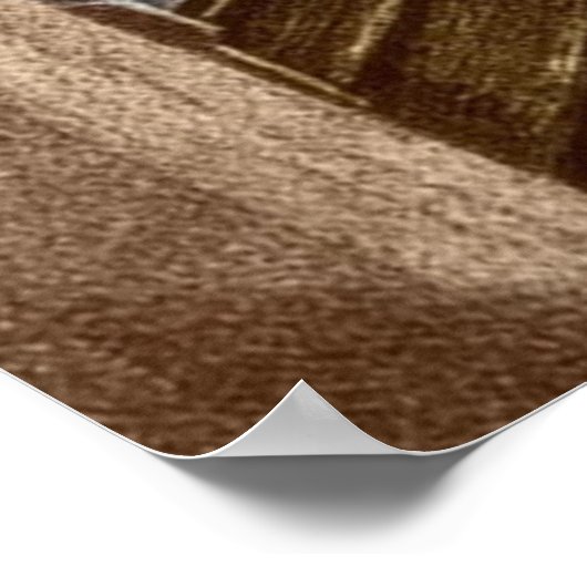 J.S. Bach Poster (Ecke)