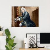 J.S. Bach Poster (Heimbüro)