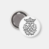 J.S. Bach Siegel Magnet (Vorderseite/Rückseite)