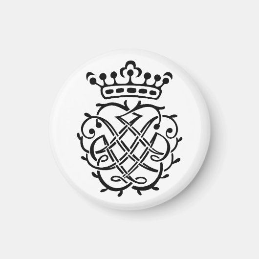 J.S. Bach Siegel Magnet (Vorne)