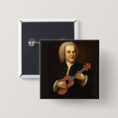 J.S. Bach über Uke Button (Vorne & Hinten)