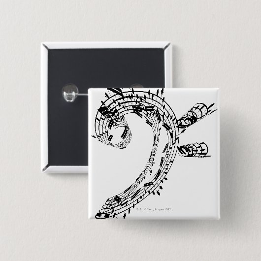 J.S.Bachs Cello Suite Button (Vorne & Hinten)