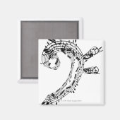 J.S.Bachs Cello Suite Magnet (Vorderseite/Rückseite)
