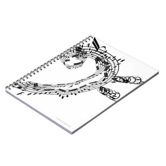 J.S.Bachs Cello Suite Notizblock (Linke Seite)