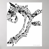 J.S.Bachs Cello Suite Poster (Vorne)