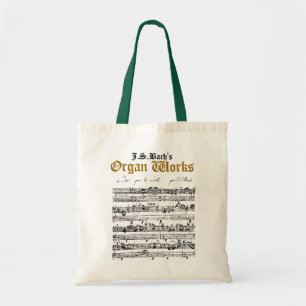 J.S. Bachs Organ bearbeitet Taschentasche Tragetasche