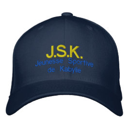 J.S.K. - Jeunesse Sportive de Kabylie Bestickte Baseballkappe