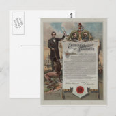 J. S. Smith & Co., Kopie der Proklamation Emanzipa Postkarte (Vorne/Hinten)