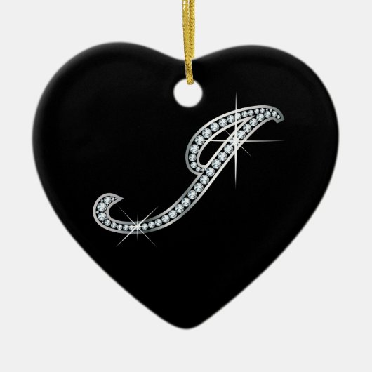 J-Skript "Diamond Bling" Keramikornament (Vorne)