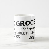 J- u. e-Lebensmittelgeschäft-Tasse Kaffeetasse (Mittel)