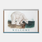J.W. Audubon - Ursus Maritimus Polar Bear Fußmatte (Vorderseite)