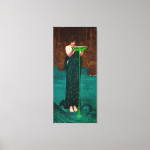 J. W. WATERHOUSE - CIRCE INVIDIOSA - 1892 - LEINWANDDRUCK