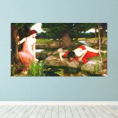 J. W. WATERHOUSE - ECHO UND NARCISSUS - 1903 - LEINWANDDRUCK (Insitu (Holzboden))