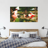 J. W. WATERHOUSE - ECHO UND NARCISSUS - 1903 - LEINWANDDRUCK (Insitu (Schlafzimmer))