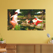 J. W. WATERHOUSE - ECHO UND NARCISSUS - 1903 - LEINWANDDRUCK (Insitu (Wohnzimmer))