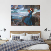 J. W. WATERHOUSE - MIRANDA (THE TEMPEST) - 1916 - LEINWANDDRUCK (Insitu (Schlafzimmer))