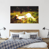 J. W. WATERHOUSE - OPHELIA - 1889 - Pre-Raphaelit Leinwanddruck (Insitu (Schlafzimmer))