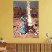 J. W. WATERHOUSE - THE MAGIC CIRCLE - 1886 - LEINWANDDRUCK (Insitu (Wohnzimmer))