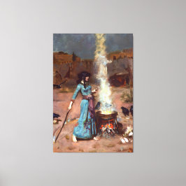 J. W. WATERHOUSE - THE MAGIC CIRCLE - 1886 - LEINWANDDRUCK