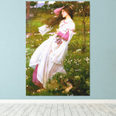 J. W. WATERHOUSE - WINDFLOWERS (WINDSWEPT) - 1903 LEINWANDDRUCK (Insitu (Holzboden))