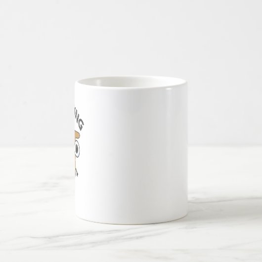 J Walking Funny Alphabet Pun Kaffeetasse (Mittel)