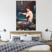 J. WATERHOUSE - A MERMAID - 1900 - Pre-Raphaelites Leinwanddruck (Insitu (Schlafzimmer))