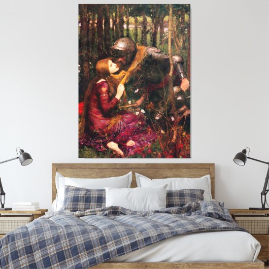 J. WATERHOUSE - DIE SCHÖNE LADY OHNE SCHMERZEN LEINWANDDRUCK (Insitu (Schlafzimmer))