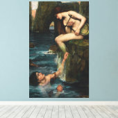 J. WATERHOUSE - THE SIREN - 1900 - Pre-Raphaelites Leinwanddruck (Insitu (Holzboden))